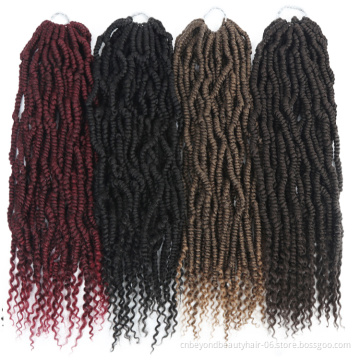 natural Spring Bomb Twist crochet hair extension new twist braid hair Pre twisted hair wholesale crochet braids